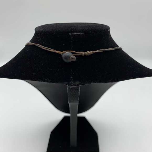 White Ganesh Bone Pendant Necklace - Picture 6 of 11